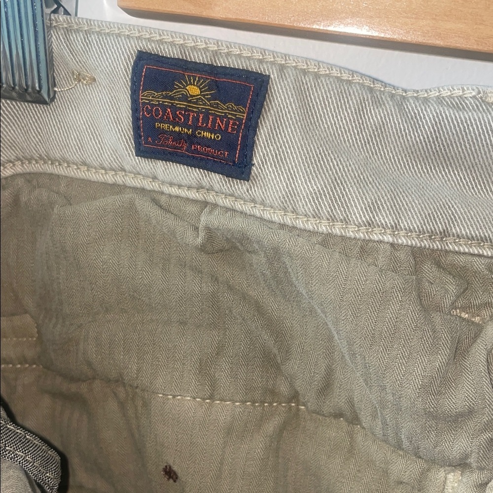 Faherty Tailored Fit Khaki Chinos for Men - Picture 6 of 14